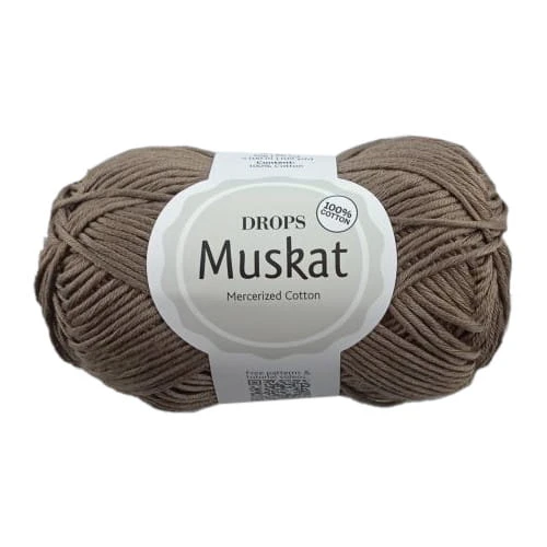 DROPS Muskat 24 brązowy bawełna maceryzowana - Pasmanteria ...