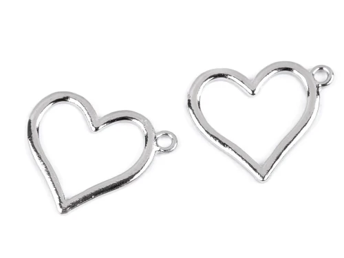 serce serduszko metalowe zawieszka srebrne .jpg