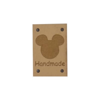 naszywka z ekoskóry myszka miki handmade beż.jpg