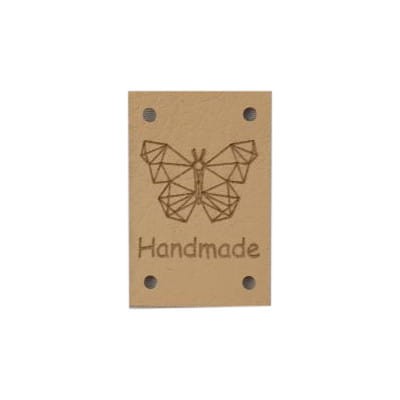 naszywka z ekoskóry motyl handmade beż.jpg