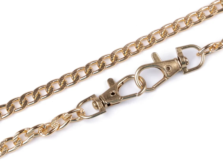 łancuszek do torebki złoty aluminiowy lekki.jpg