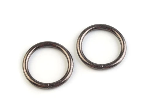 kółko montażowe metalowe do łączenia mocowania paska czarny nikiel.jpg