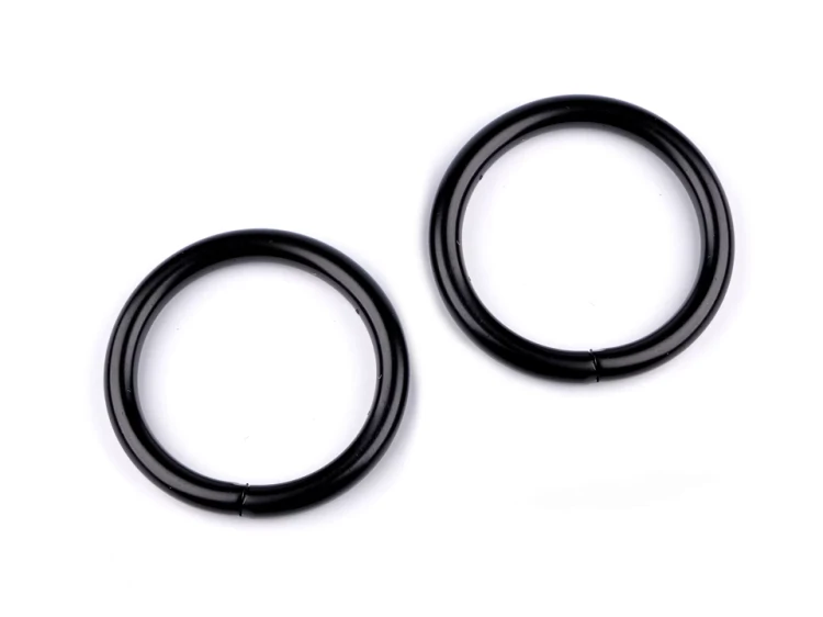 kółko montażowe metalowe do łączenia mocowania paska czarny mat.jpg