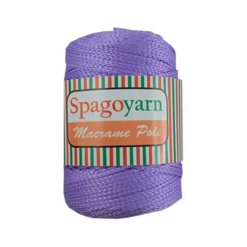 spagoyarn macrame poli 130 jasny fioletowy sznurek poliestrowy.jpg