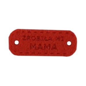 metka z filcu zrobiła mi mama czerwony.jpg