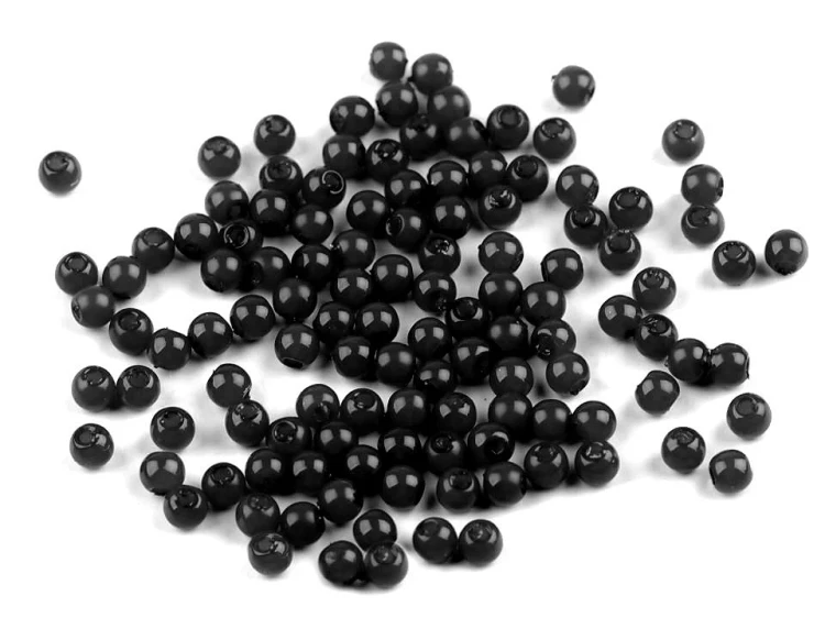koraliki czarne perły perełki małe drobne 4 mm.jpg