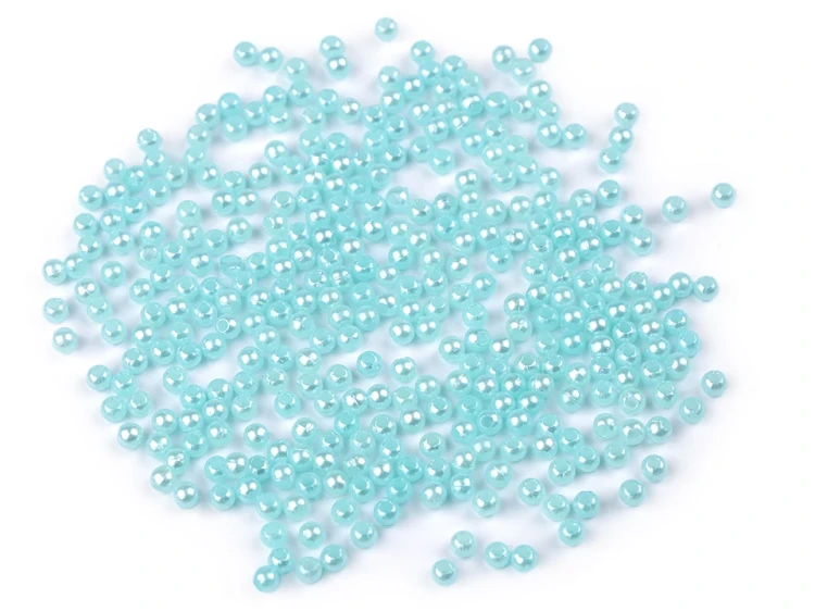 koraliki perełki mietowe ciemne drobne 3 mm aqua.jpg