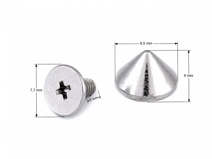 nity kaletnicze metalowe skręcane srebrny stożek.jpg