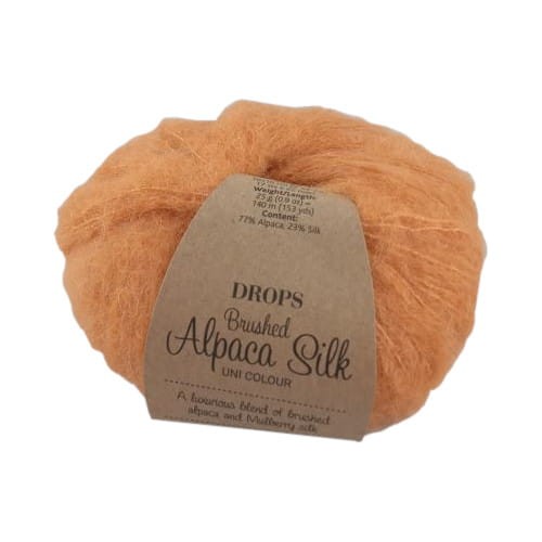 drops alpaca silk 29 pomarańczowy włóczka z alpką i jedwiabiem.jpg