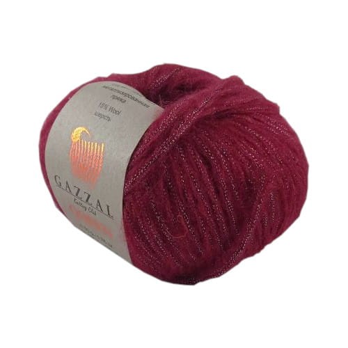gazzal queen włoczka z wełną i metalizowaną nitką 7219 bordowy.jpg