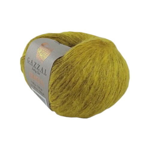 gazzal queen włoczka z wełną i metalizowaną nitką 7220 żółty.jpg