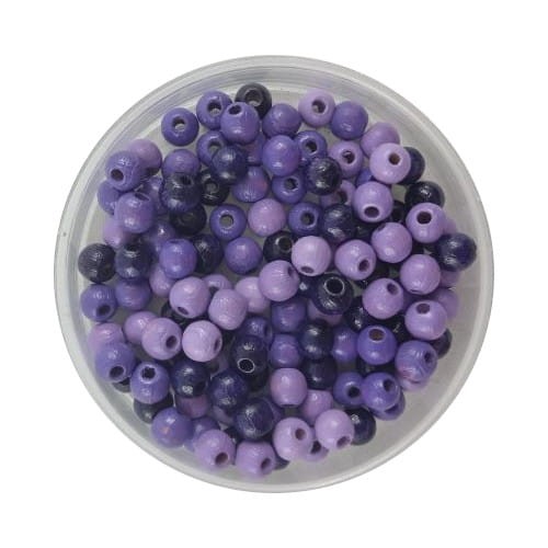 koraliki drewniane malowane 6 mm mix fioletowy.jpg