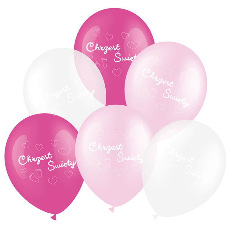 balony na chrzest święty różowe dziewczynka.png