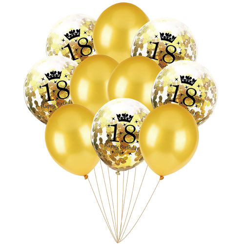 balony na 18 osiemnastkę zestaw balonów urodziny złote konfetti.png