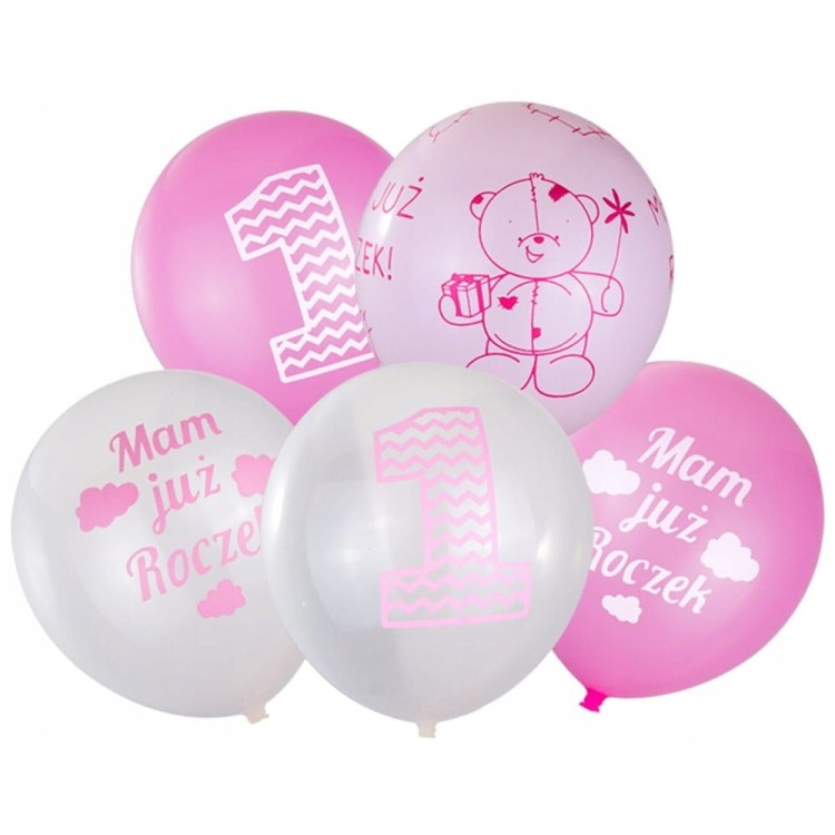 balony zestaw na roczek 1 urodziny dziewczynka mam już roczek.jpg