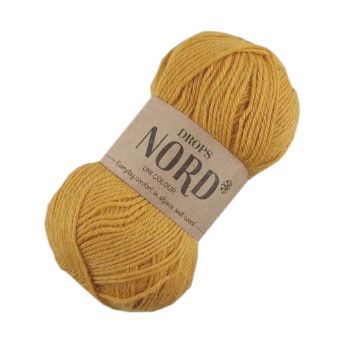 drops nord 18 jasny musztardowy włóczka z alpaką.jpg