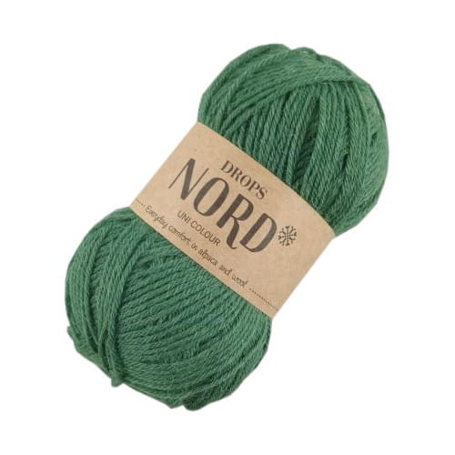 drops nord 19 trawiasta zieleń włóczka z alpaką.jpg