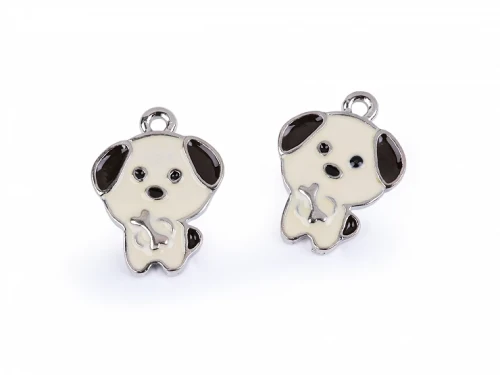 zawieszka przypinka metalowa piesek.jpg