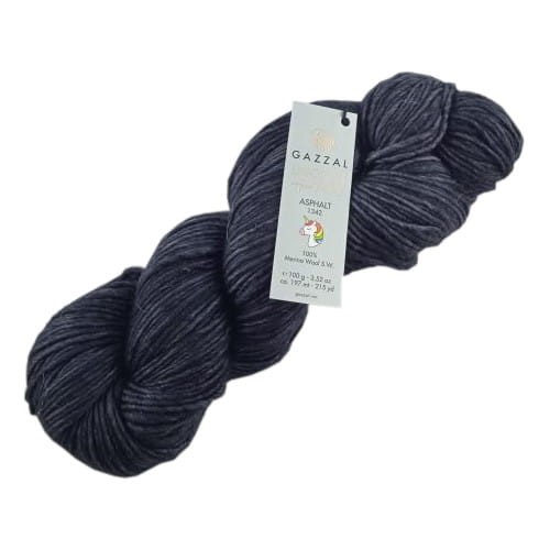 gazzal unicorn 1342 odcienie czerni ręcznie malowana wełna merino.jpg