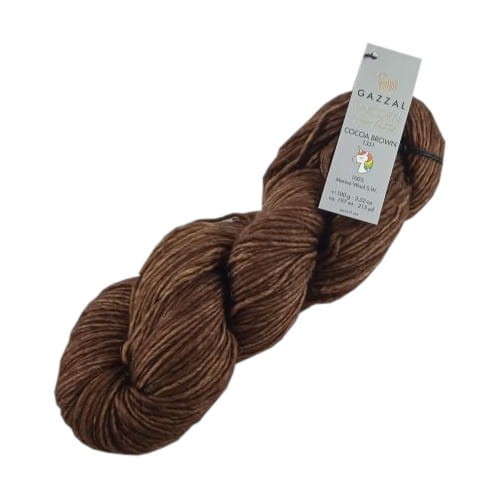 gazzal unicorn 1351 odcienie brązu ręcznie malowana wełna merino.jpg