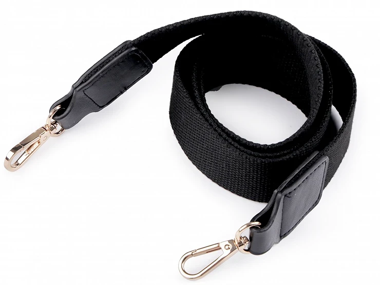 pasek tekstylny szeroki czarnozłoty do torby rorebki.jpg