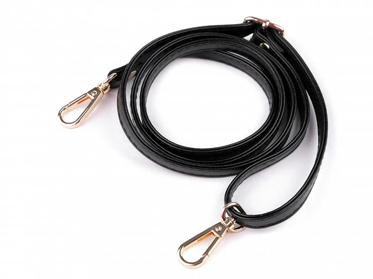 cienki pasek do torby z ekoskóry czarny złoty.jpg