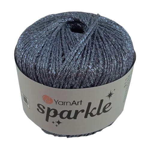yarn art sparkle 1357 szaro srebrny sznurek brokatowy ozdobny.jpg