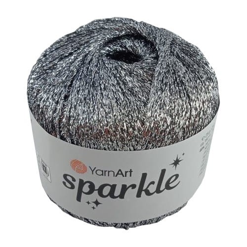 yarn art sparkle 1303 srebrny sznurek brokatowy ozdobny.jpg