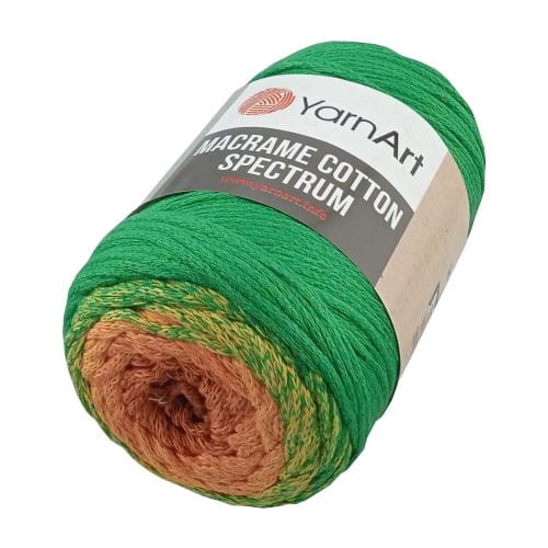 macrame cotton spectrum 1308 rudy-pomarańczowy-żółty-zielony sznurek bawełniany ombre.jpg