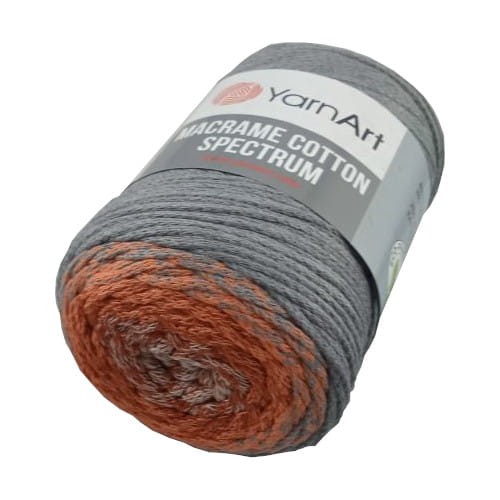 macrame cotton spectrum 1320 szary-rudy-pomarańczowy sznurek bawełniany ombre.jpg