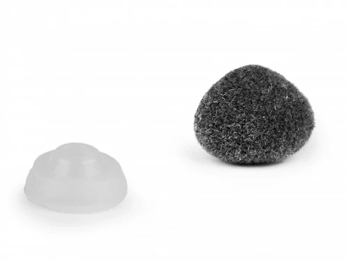 nosek aksamitny bezpieczny małdy do zabawek amigurimi szary.jpg