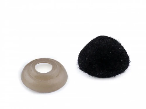 nosek aksamitny bezpieczny małdy do zabawek amigurimi czarny nos.jpg