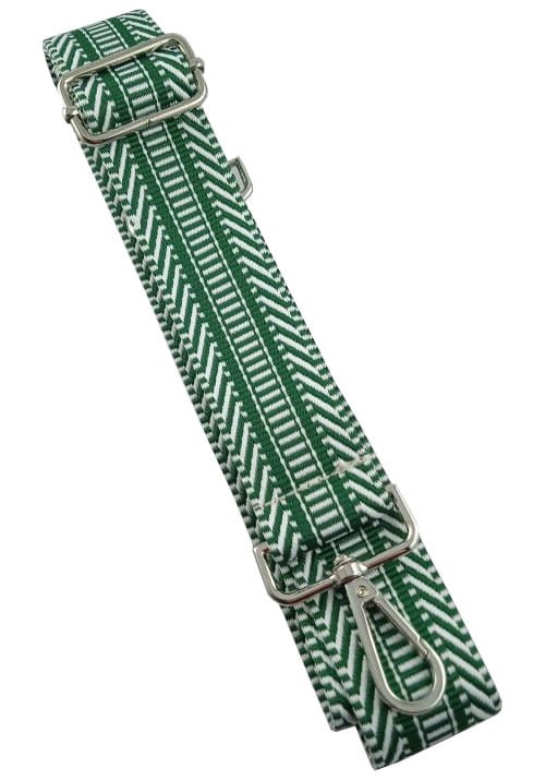 pasek do torebki szeroki zielony-biały.jpg