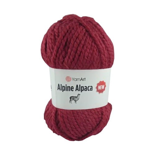 yarn art alpine alpaca 1434 bordowy włóczka z alpaką .jpg