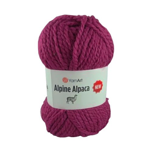 yarn art alpine alpaca 1441 ciemna fuksja włóczka z alpaką .jpg