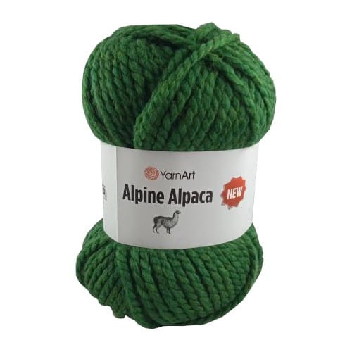 yarn art alpine alpaca 1449 ciemny zielony włóczka z alpaką .jpg