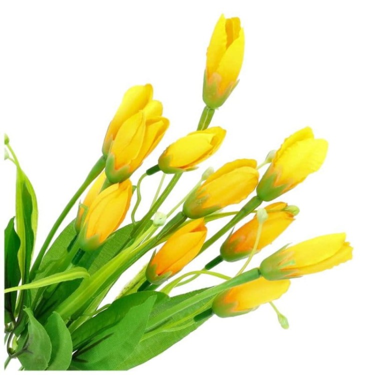 tulipan tulipnaki bukiet żółte do stroików dekoracji.jpg