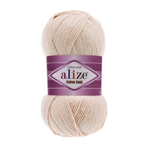 COTTON GOLD-599-naturalny  ecru jasny beż