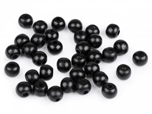 koraliki drewniane lakierowane czarne 10 mm.webp