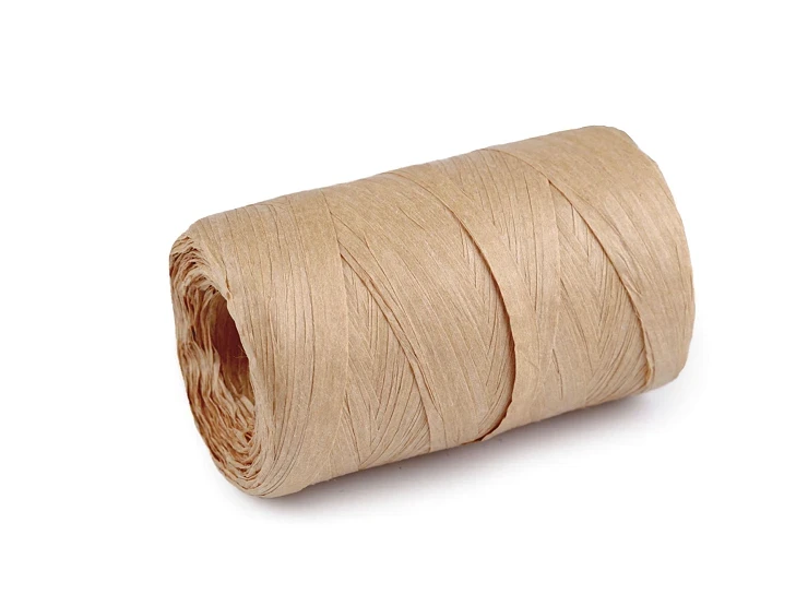 rafia papierowa łyko na torebki i kapelusze beżowy.webp