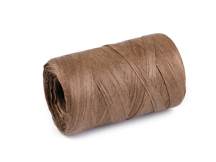 rafia papierowa łyko na torebki i kapelusze brąz.webp