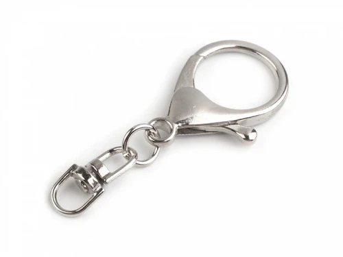 przywieszka do breloka baza breloczka srebrna karabińczyk.webp