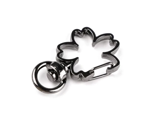 karabińczyk metalowy koniczynka.webp