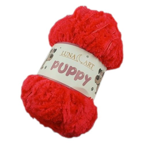 luna art puppy 130-08 czerwony pluszowa włóczka.jpg
