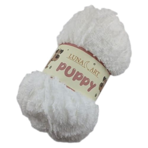 luna art puppy 130-01 biały pluszowa włóczka.jpg