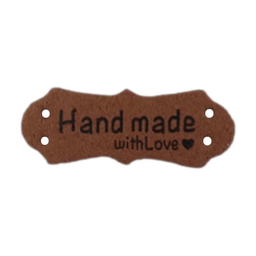 naszywka z ekoskóry hand made with love brązowy ciemny.jpg