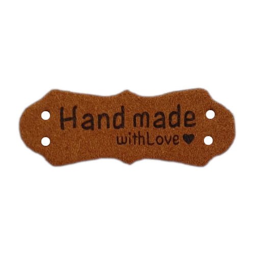 naszywka z ekoskóry hand made with love brązowy.jpg
