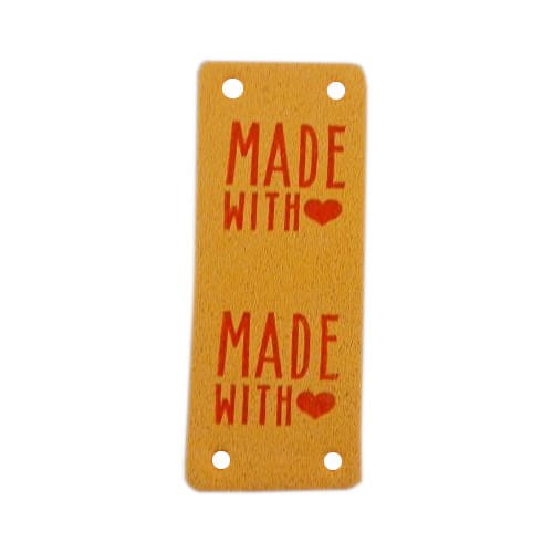 naszywka z ekoskóry made with love musztardowy.jpg