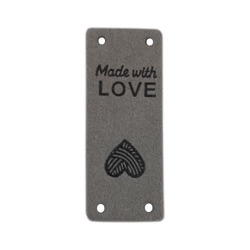 naszywka z ekoskóry made with love serce szary.jpg