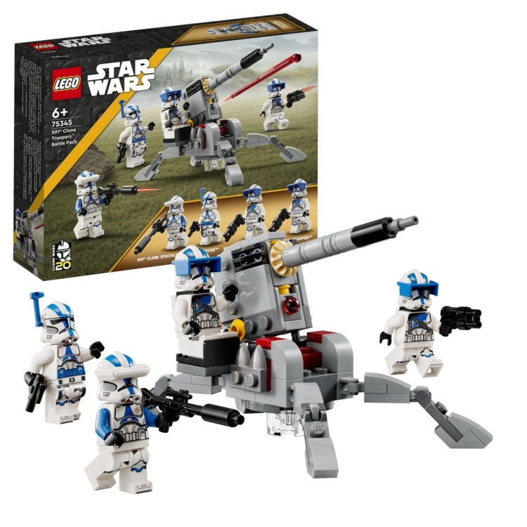 LEGO Star Wars 75345 Zestaw bitewny żołnierze-klony z 501. legionu